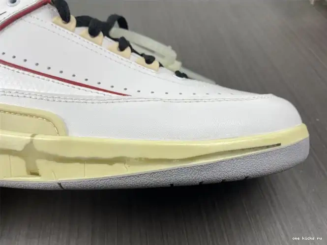 Rep Onekick 2 Retro DJ4375-106 Red White SP Off-White Low Jordan 0407